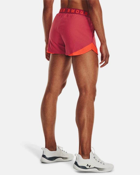 Women's UA Play Up 3.0 Shorts in Red image number 1